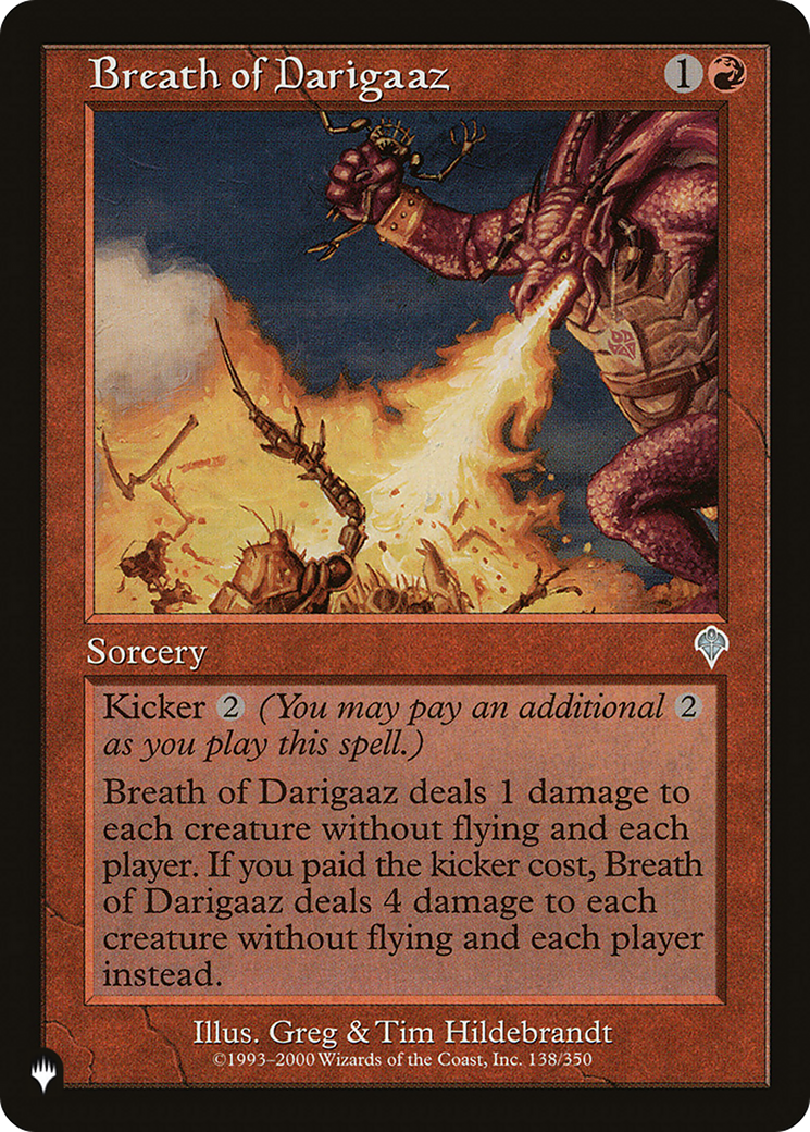Breath of Darigaaz |  (INV-138) [The List]
