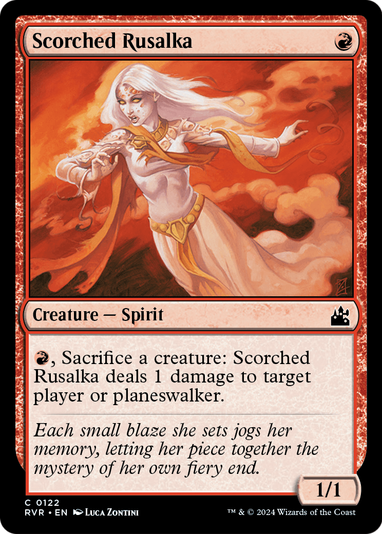 Scorched Rusalka [Ravnica Remastered] Foil