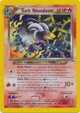 Dark Houndoom 7/105 - Neo Destiny Unlimited Holofoil
