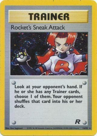 Rocket's Sneak Attack 016/82 - Team Rocket Unlimited Holofoil