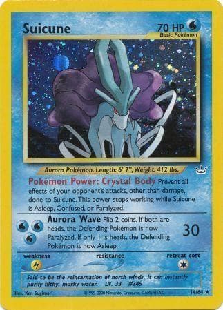 Suicune 14/64 - Neo Revelation Unlimited Holofoil