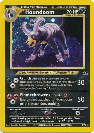 Houndoom 4/75 - Neo Discovery Unlimited Holofoil