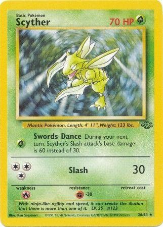 Scyther (26) (26) 026  - Unlimited Jungle - Rare