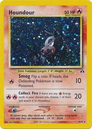 Houndour 5/75 - Neo Discovery Unlimited Holofoil