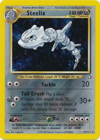 Steelix 015/111 - Neo Genesis Unlimited Holofoil