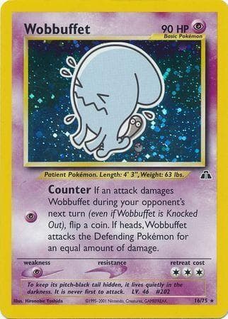 Wobbuffet 016/75 - Neo Discovery Unlimited Holofoil