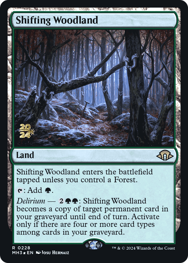 Shifting Woodland [Modern Horizons 3 Prerelease Promos]