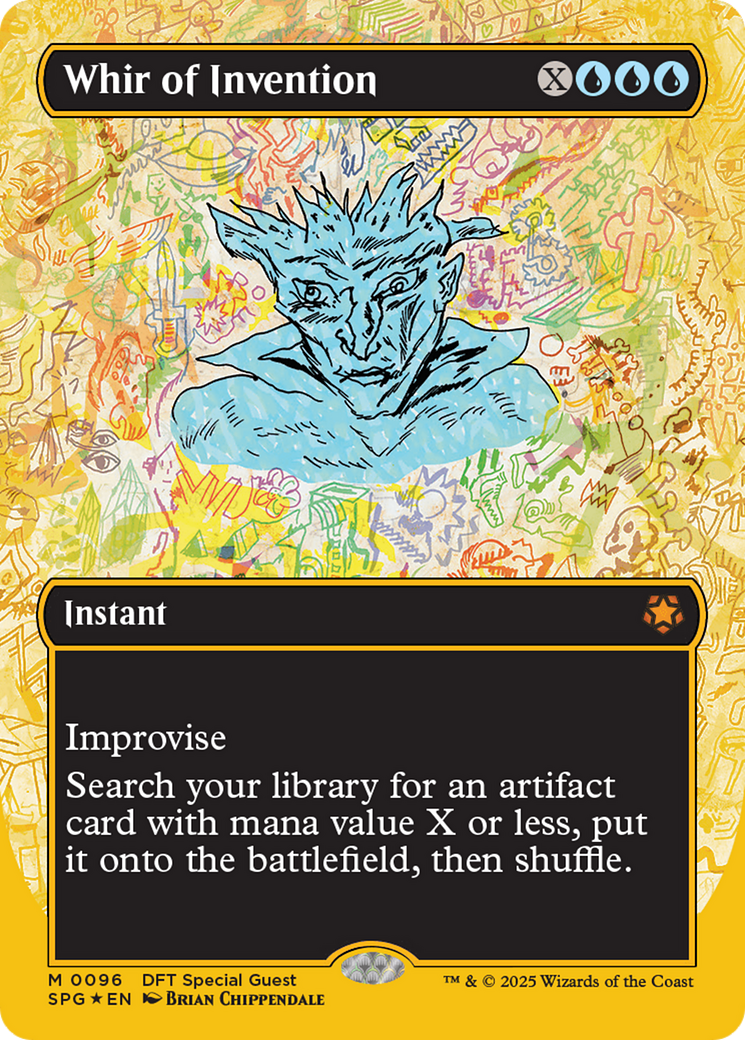 Whir of Invention (Borderless) (First-Place Foil) (-096) [Special Guests]