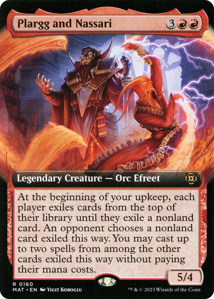 Plargg and Nassari (Extended Art) [March of the Machine: The Aftermath] Foil