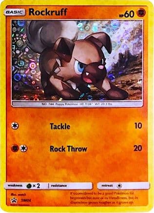 Rockruff (General Mills Promo) SM06- Miscellaneous Cards & Products Holofoil