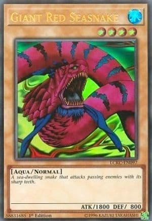 Giant Red Seasnake [LCKC-EN097] Ultra Rare