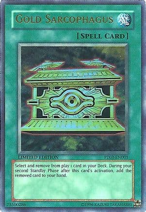 Gold Sarcophagus (PT03-EN001) - Pharaoh Tour Promos