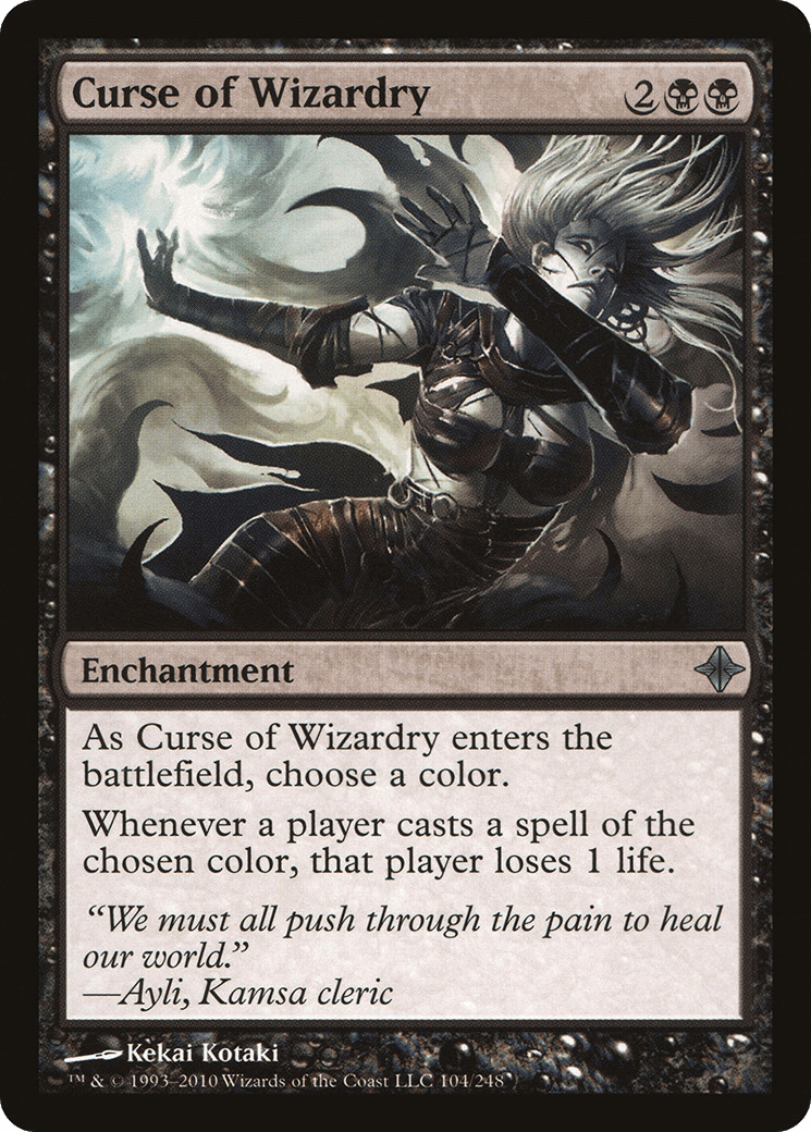 Curse of Wizardry [Rise of the Eldrazi] Foil