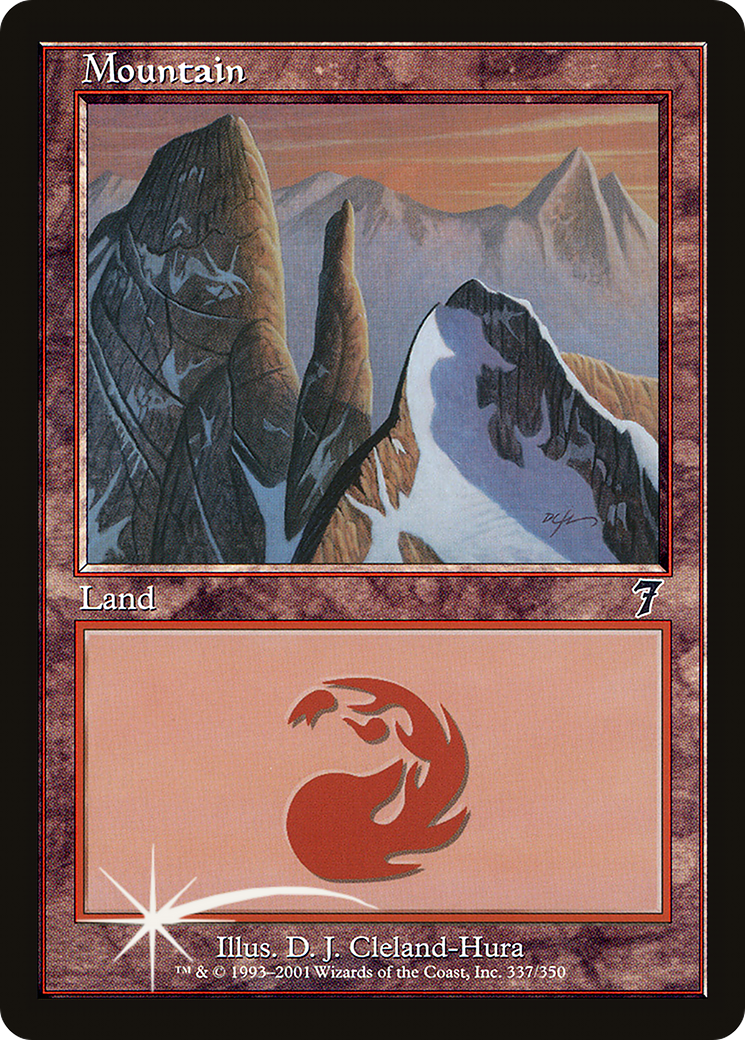Mountain (337) [Seventh Edition] Foil