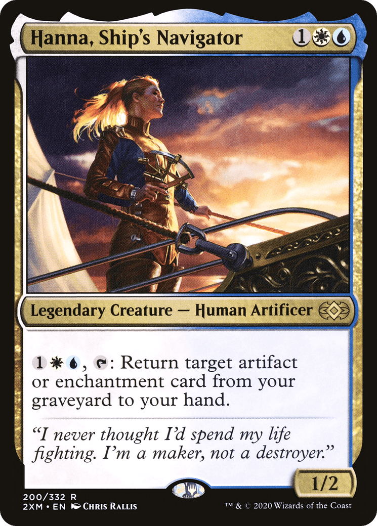 Hanna, Ship's Navigator [Double Masters] Foil