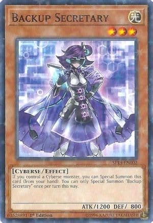 Backup Secretary [SP18-EN002] Starfoil Rare
