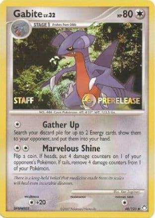 Gabite (Prerelease) [Staff] 48/124 - Diamond and Pearl Promos