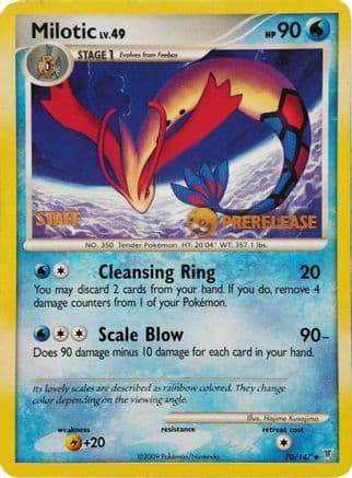 Milotic (Prerelease) [Staff] 70/147 - Nintendo Promos