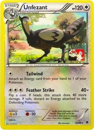 Unfezant (League Promo) 082/98 - League & Championship Cards Reverse Holofoil