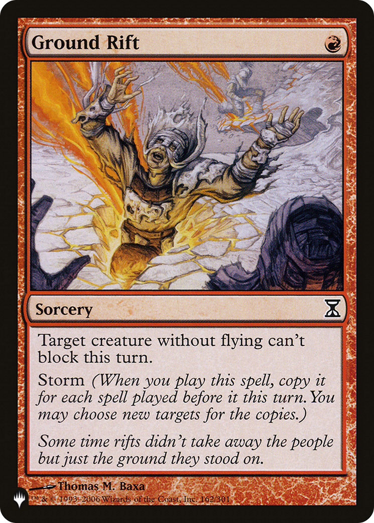 Ground Rift |  (TSP-162) [The List]