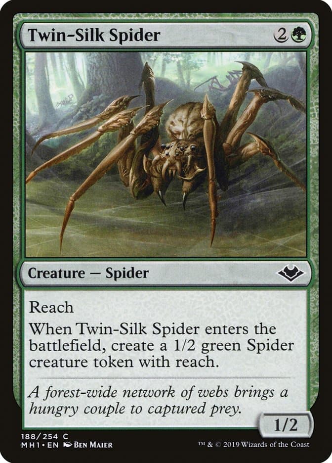 Twin-Silk Spider [Modern Horizons] Foil