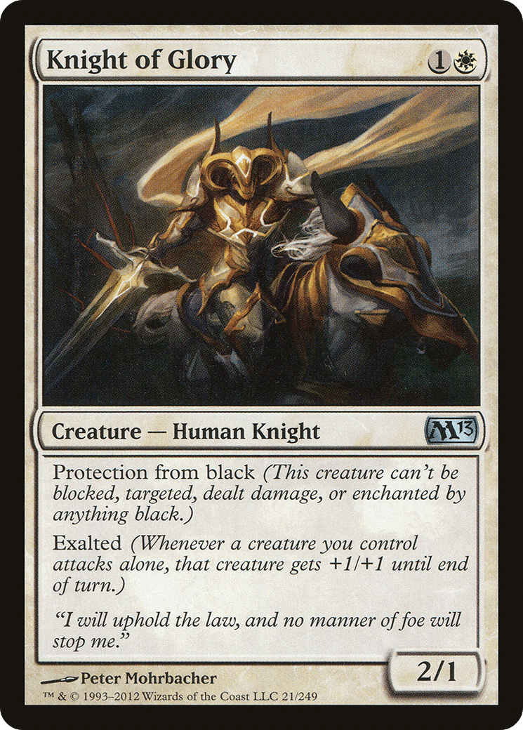 Knight of Glory [Magic 2013] Foil