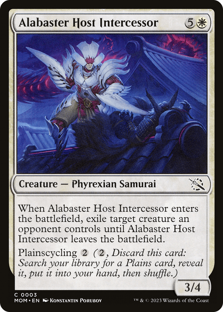 Alabaster Host Intercessor [March of the Machine] Foil