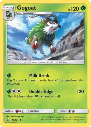 Gogoat 10/131 - SM  Forbidden Light Reverse Holofoil
