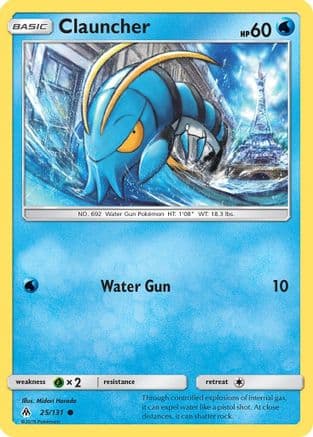 Clauncher 25/131 - SM  Forbidden Light Reverse Holofoil
