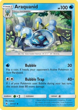 Araquanid 33/131 - SM  Forbidden Light Reverse Holofoil