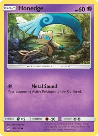 Honedge 47/131 - SM  Forbidden Light Reverse Holofoil