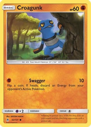 Croagunk 63/131 - SM  Forbidden Light Reverse Holofoil