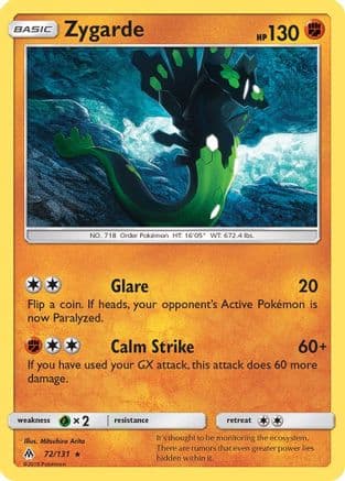 Zygarde 72/131 - SM  Forbidden Light Reverse Holofoil
