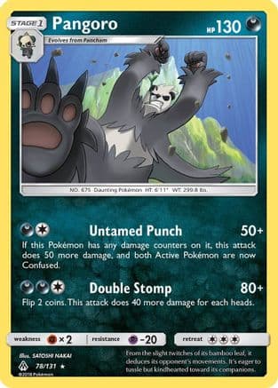 Pangoro 78/131 - SM  Forbidden Light Reverse Holofoil