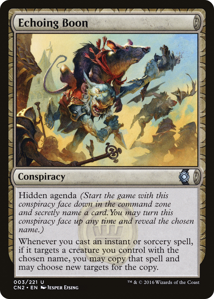 Echoing Boon [Conspiracy: Take the Crown] Foil