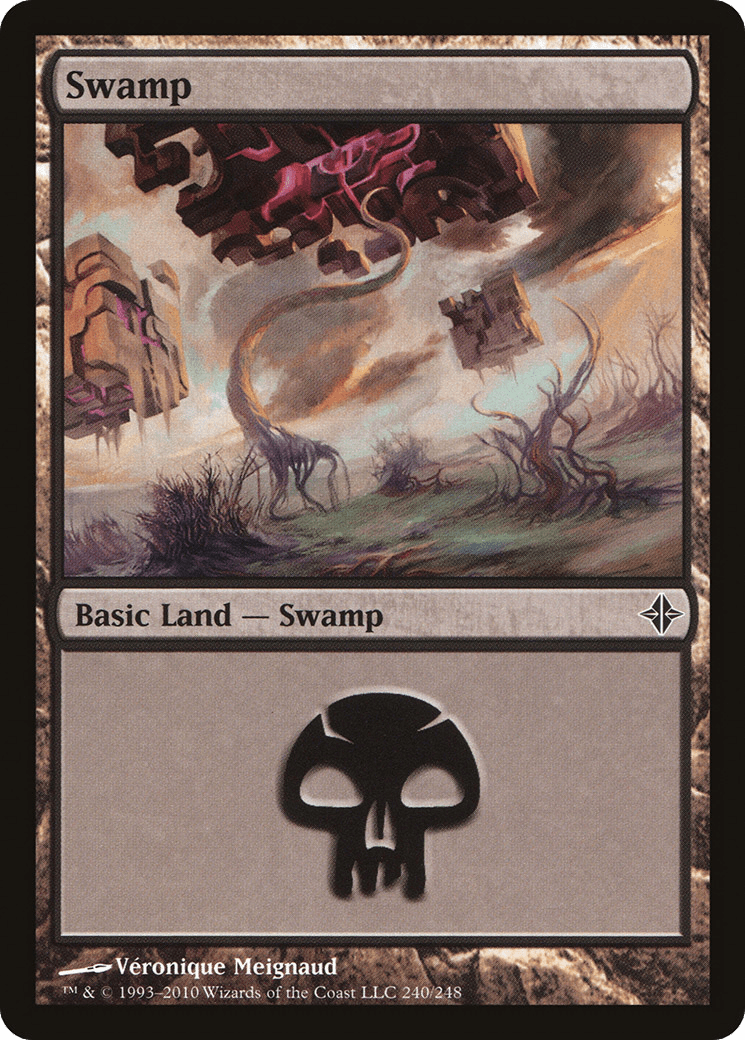 Swamp (240) [Rise of the Eldrazi] Foil