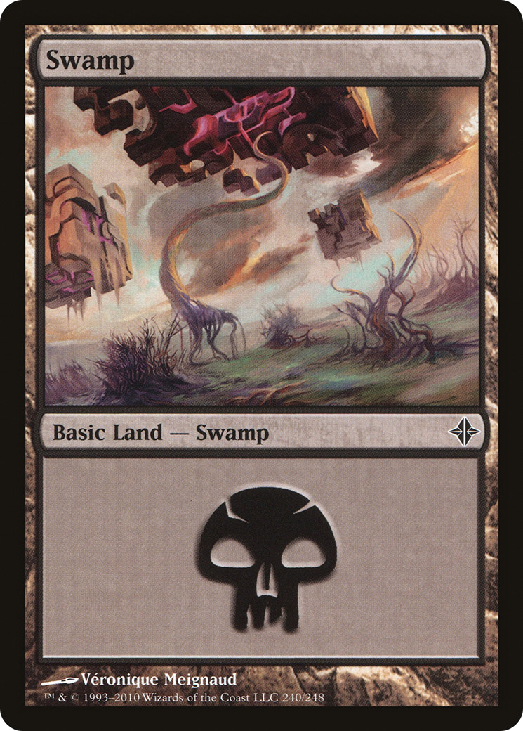 Swamp (240) [Rise of the Eldrazi] Foil
