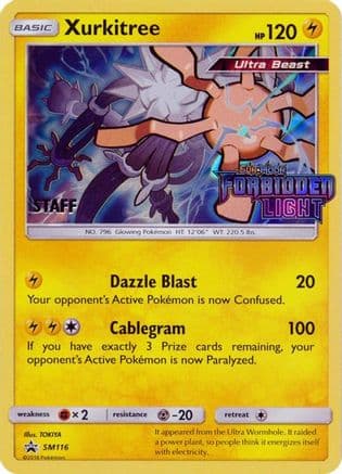 Xurkitree SM116 (Prerelease) [Staff] SM116- SM Promos Holofoil