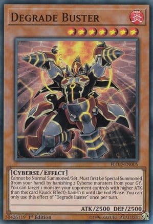 Degrade Buster [FLOD-EN005] Super Rare