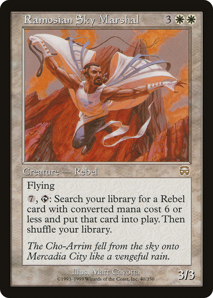 Ramosian Sky Marshal [Mercadian Masques] Foil