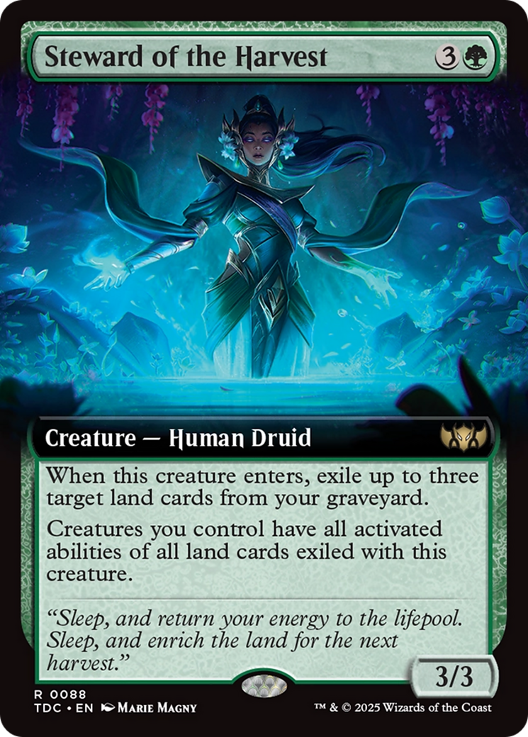 Steward of the Harvest (Extended Art) (088) [Commander: Tarkir: Dragonstorm]