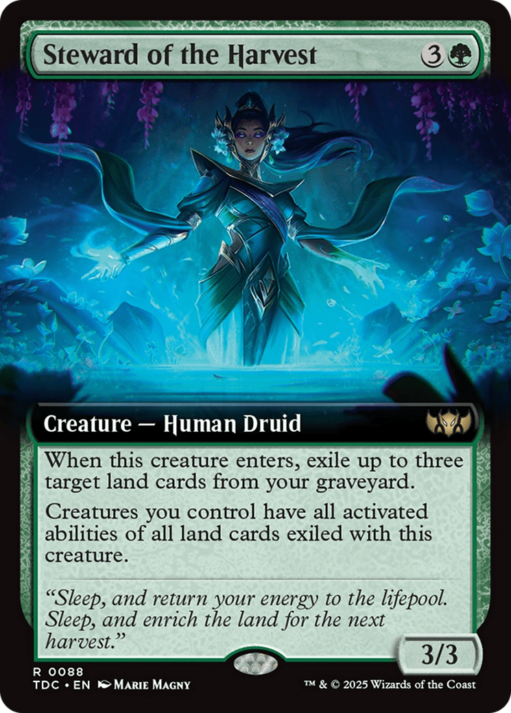 Steward of the Harvest (Extended Art) (088) [Commander: Tarkir: Dragonstorm]