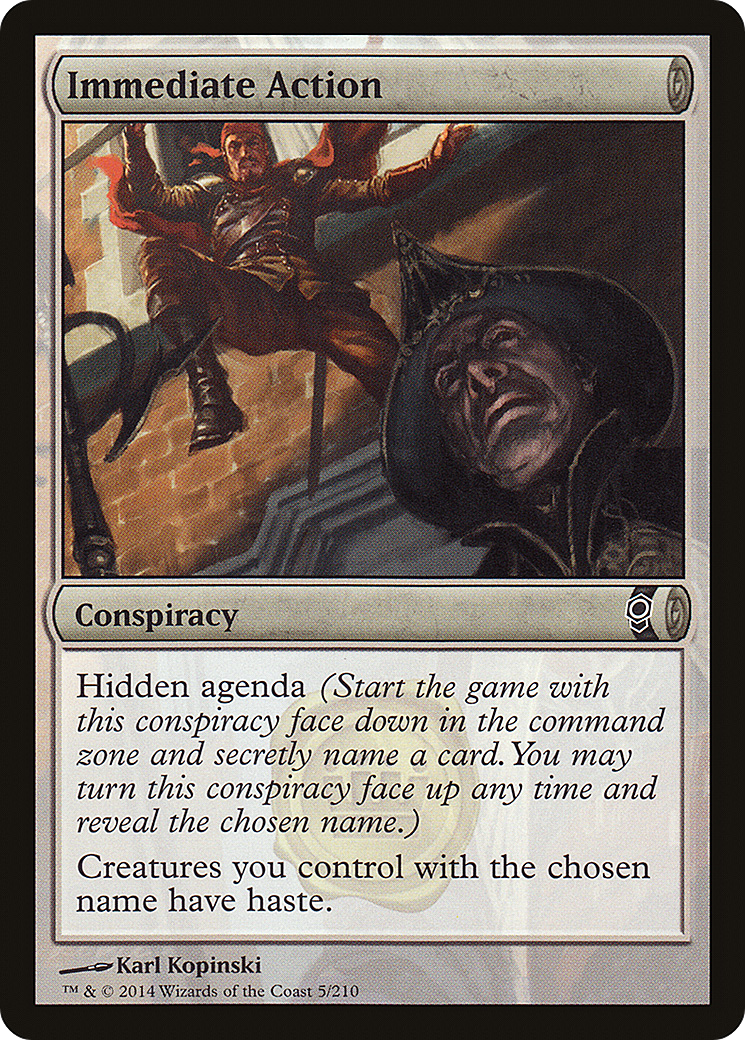 Immediate Action [Conspiracy] Foil