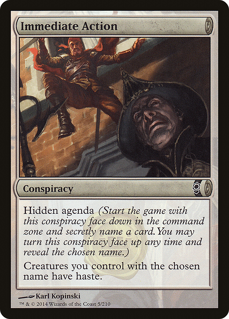 Immediate Action [Conspiracy] Foil
