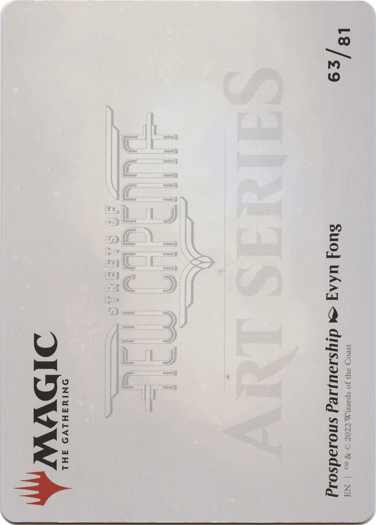 Prosperous Partnership // Prosperous Partnership (ASNC-063) - New Capenna Art Series (Borderless)