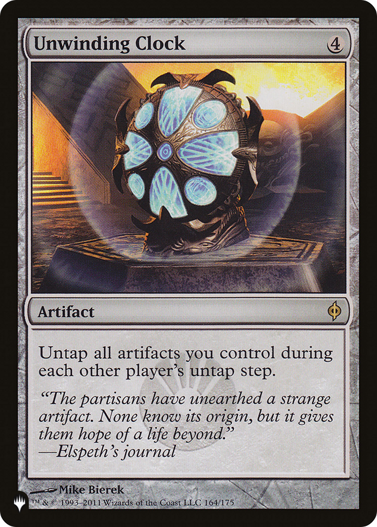 Unwinding Clock |  (NPH-164) [The List]