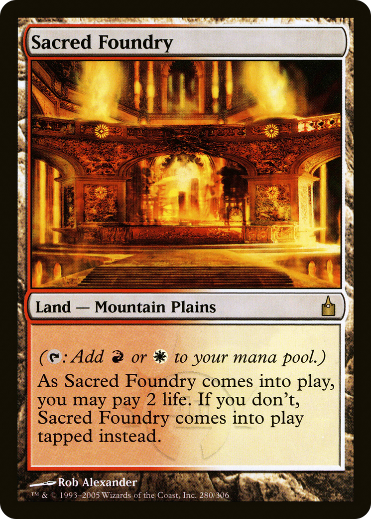 Sacred Foundry [Ravnica: City of Guilds] Foil