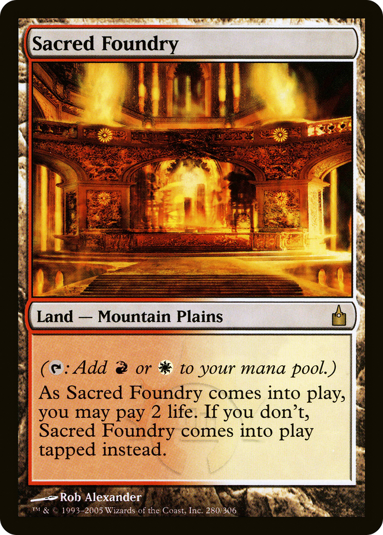 Sacred Foundry [Ravnica: City of Guilds] Foil