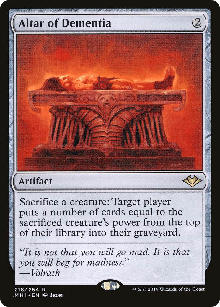 Altar of Dementia [Modern Horizons] Foil