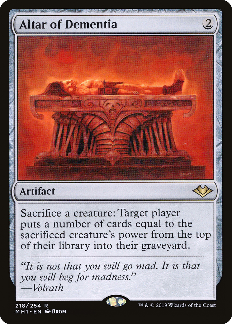 Altar of Dementia [Modern Horizons] Foil